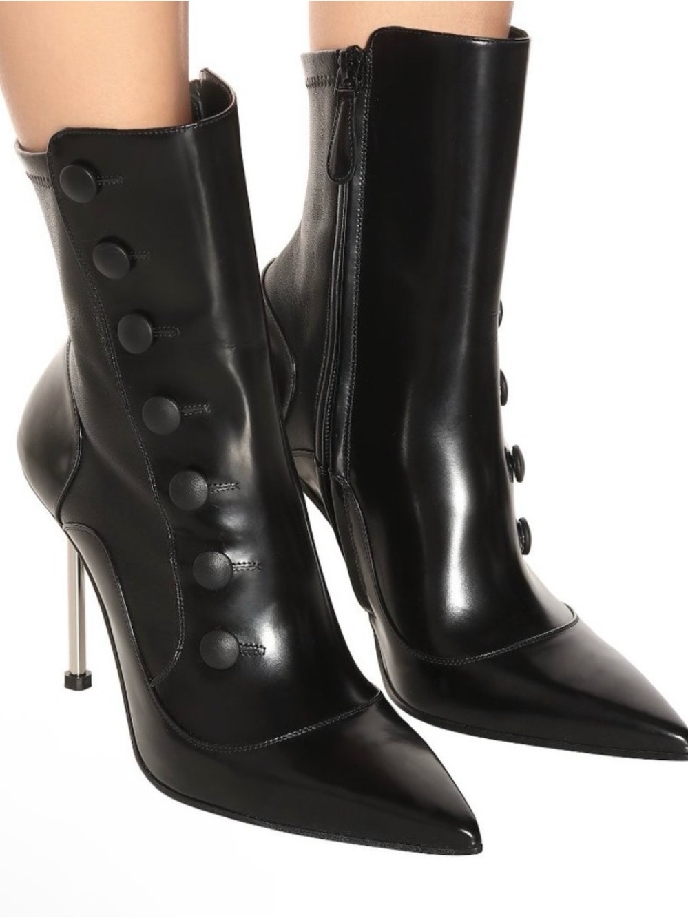 Alexander McQueen Victorian Button Boots